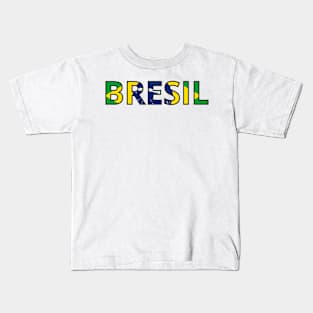 Drapeau Brésil Kids T-Shirt